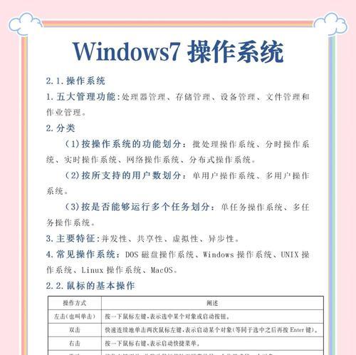 使用U盘重装Win7系统的简易教程（详解Win7系统重装步骤，让笔记本恢复出厂状态）